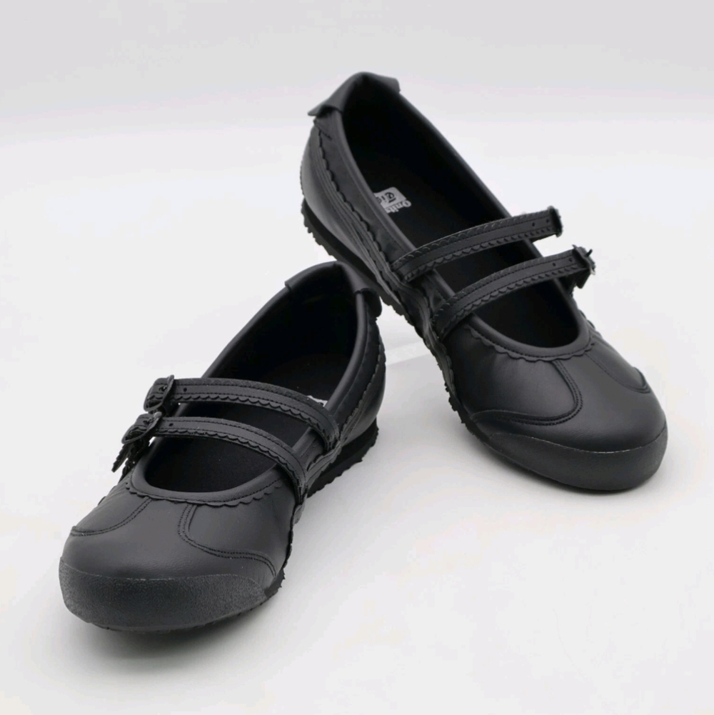 Onitsuka Tiger Women's Mexico 66 TGRS Black Mary Jane Sneakers Asics